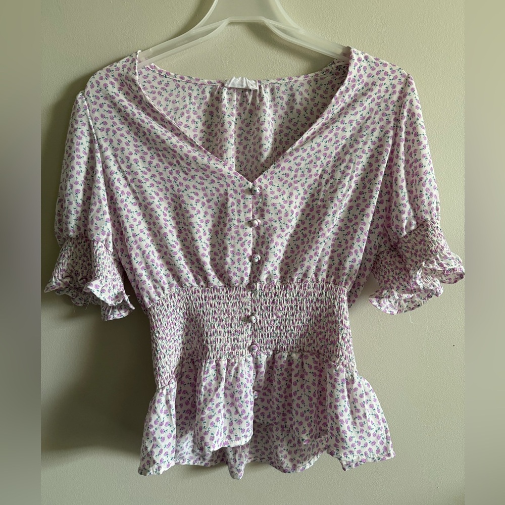 Floral Print Women's Top